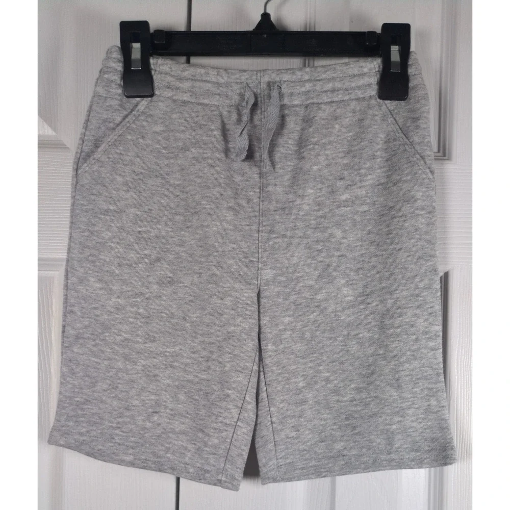 Epic Threads Boys Shorts XS 5-6 Gray Fleece Pull On Adjustable Waist NWT